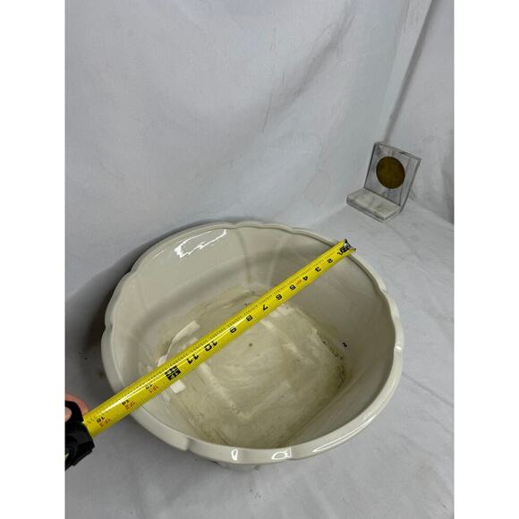 Vintage AAA Imports Decoware Fine Pottery Apopka Florida Ceramic Floral Planter - Picture 7 of 8